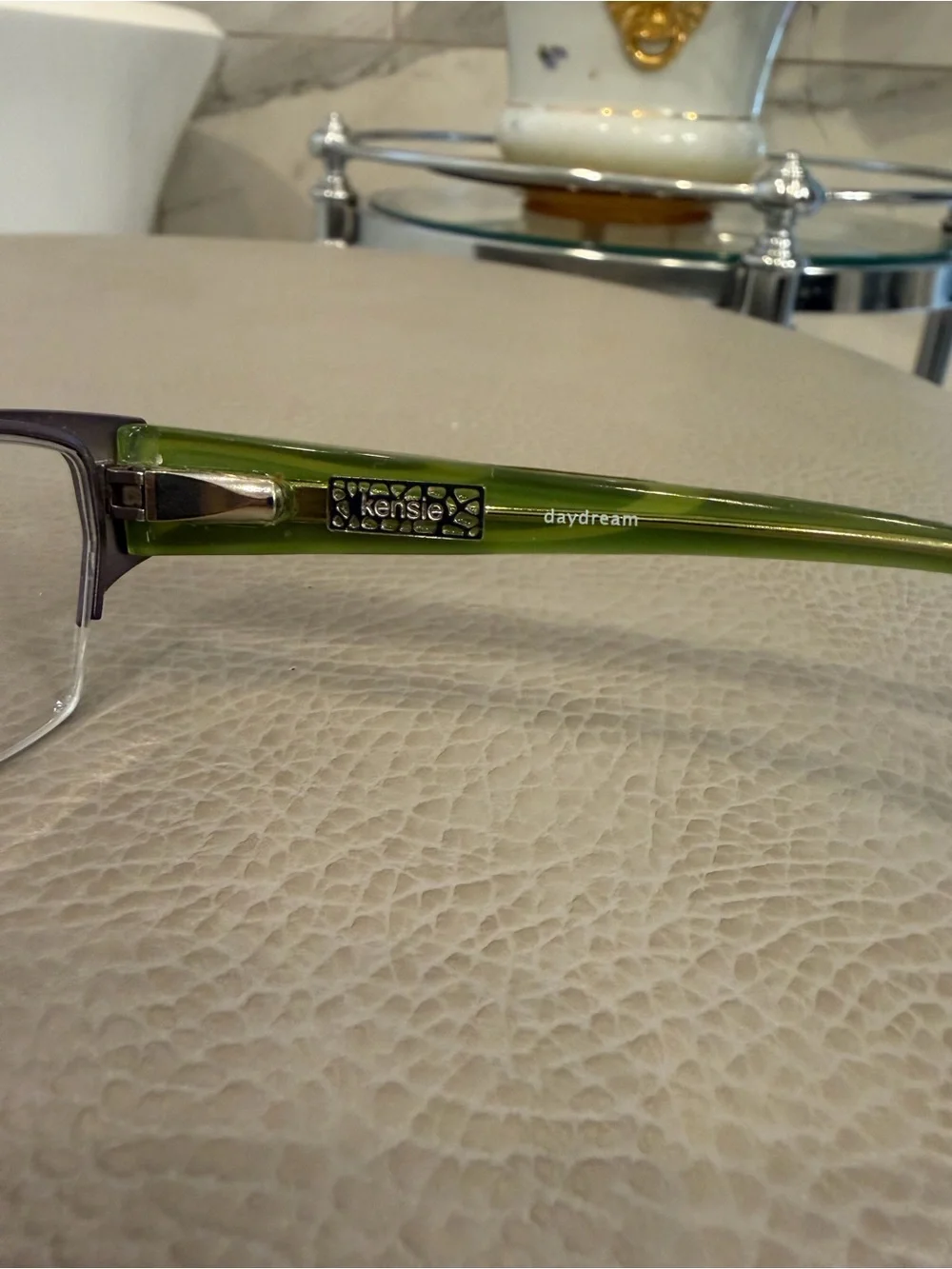 NWT Kensie daydream 52-17-135 Eyeglass Frames Green Purple